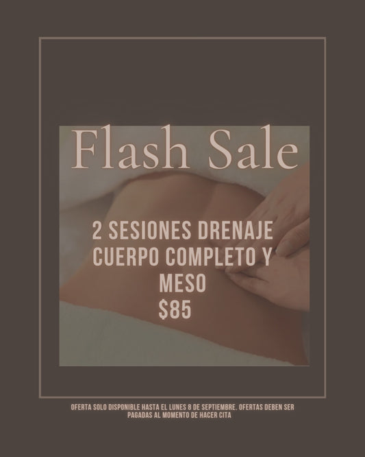Flash Sale Drenajes Cuerpo Completo